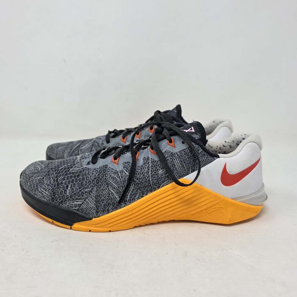 Nike Womens Metcon 5 AO2982-081 Gray Running Shoes Lace Up Low Top - Size 7.5